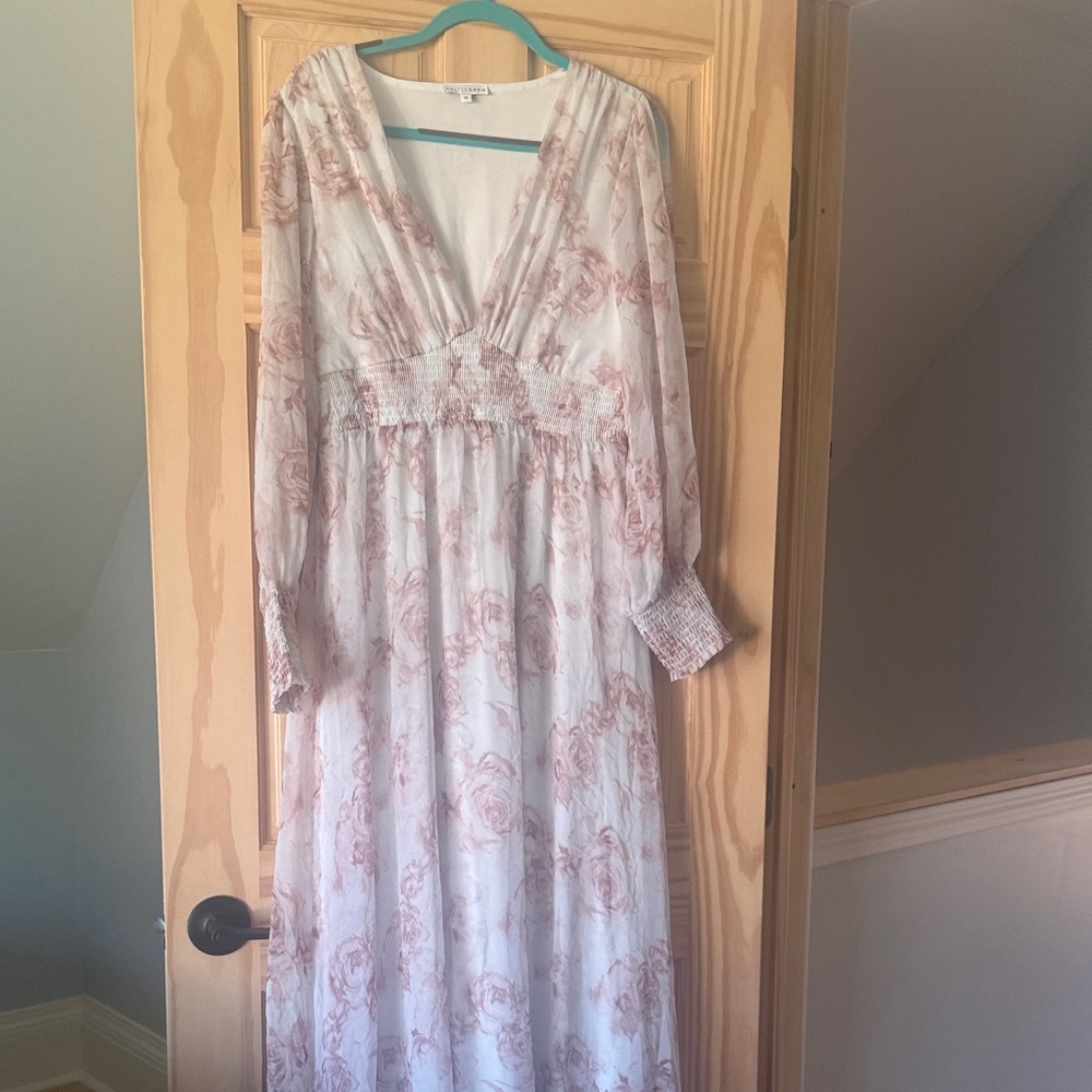 Baltic Born Pink Floral Long Sleeve Dress